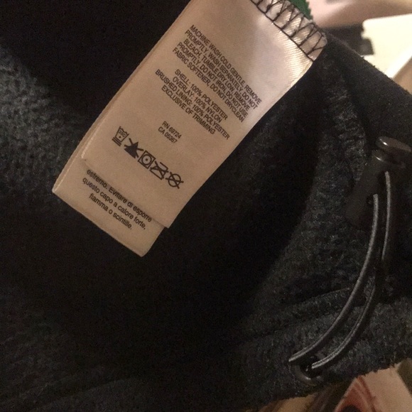 Columbia Full Zip Black & Lime Green Jacket SZ SM - Picture 5 of 5